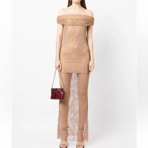 Self-Portrait Rhinestone Embellished Dress, Size 0